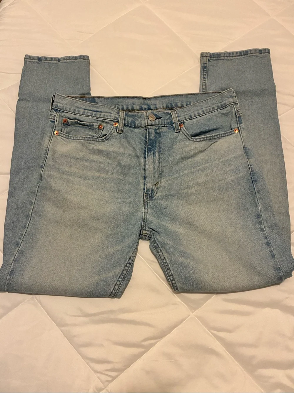 Levi's Light Wash Men's Slim Straight Jeans W34 L32